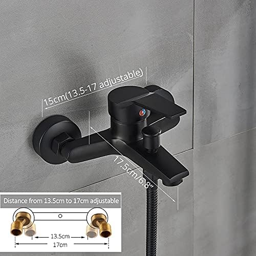 LASEVE Single Handle Tub Faucet with ABS Shower Head