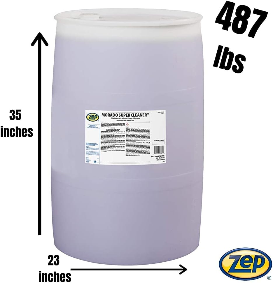 Zep Morado Concentrated Super Cleaner 55 Gallons Drum