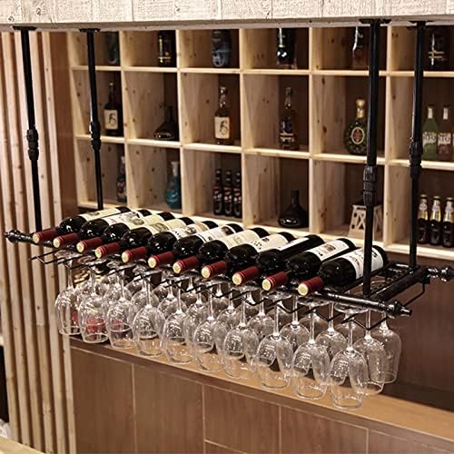 ZJDYDY Wall-Mounted Wine Rack with Adjustable Height