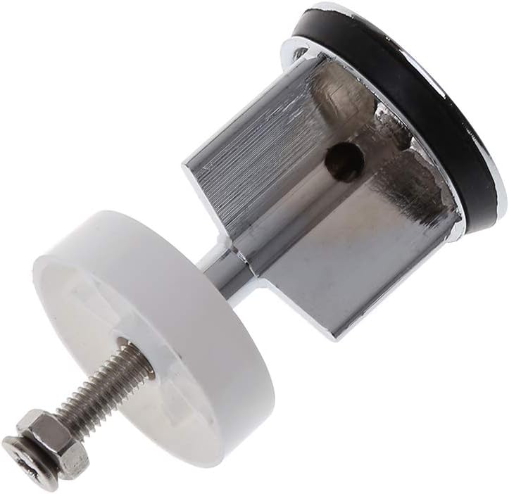 Caralin Basin Pop-up Drain Plug Silver Copper Zinc Alloy