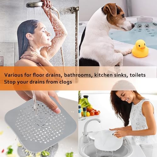AHUONEL 4Pcs Drain Cleaner Tool Set