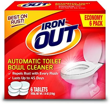 IRON OUT Automatic Toilet Bowl Cleaner 6 Tablets