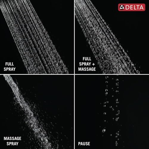 Delta Chrome Handheld Shower Head with Slide Bar and Hose