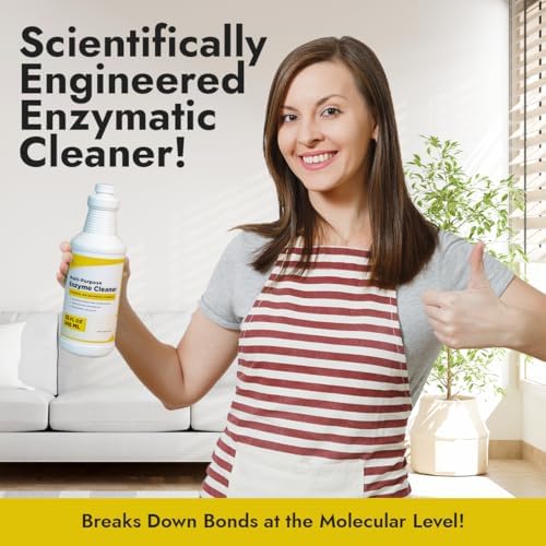 NORTHWEST ENTERPRISES Enzyme Cleaner - 32 Ounces Fresh Lemon Scent