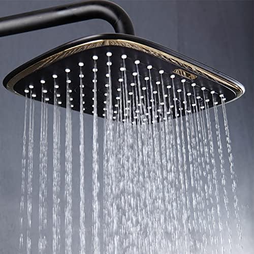 10 Inch Black Gold Shower System with 2 Mode Handheld