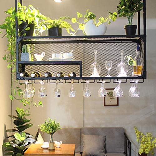 Vintage Metal Wine Rack Wall Mounted
