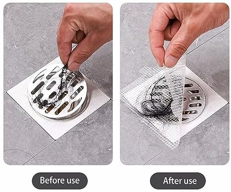 6 Inch 30pcs Disposable Drain Hair Catcher Stickers