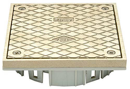 Zurn LC-CS05NI 5x5 Inch Square Nickel Bronze Cleanout Head