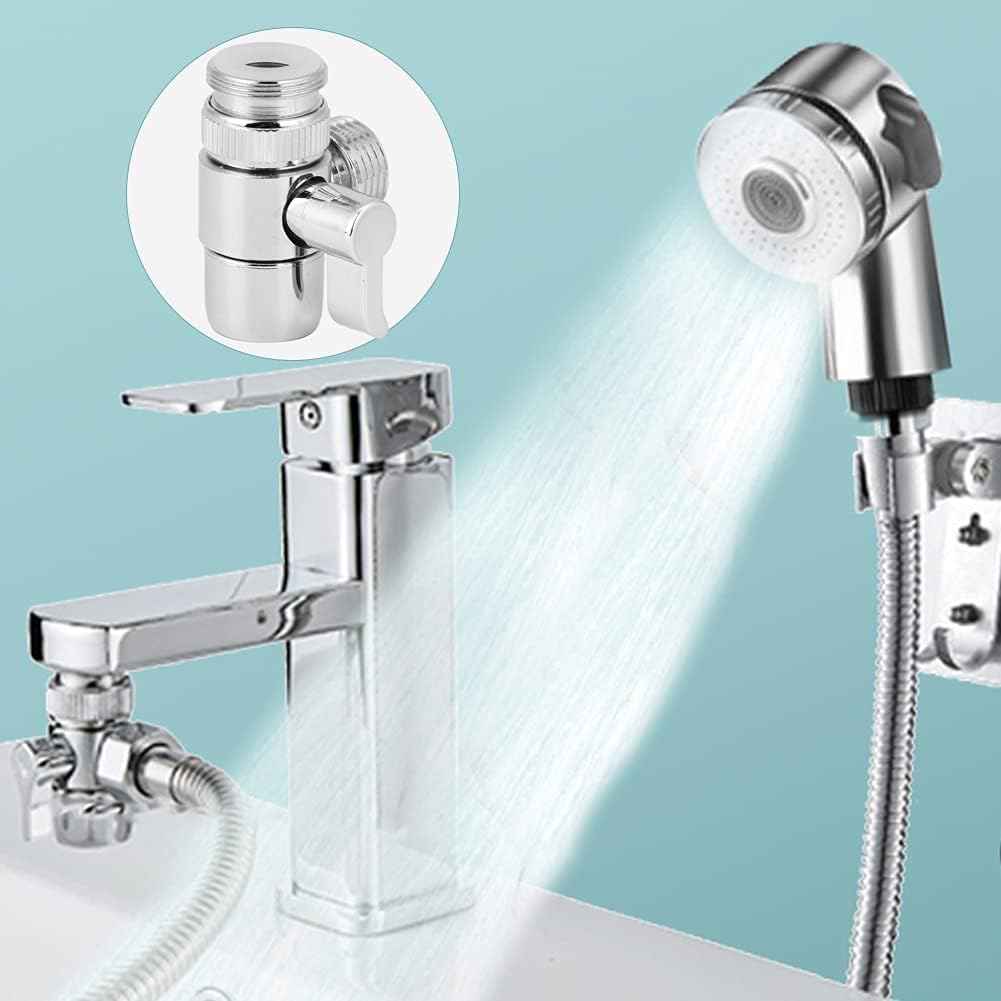 Marhynchus Handheld Shower with Hose and Bracket Set