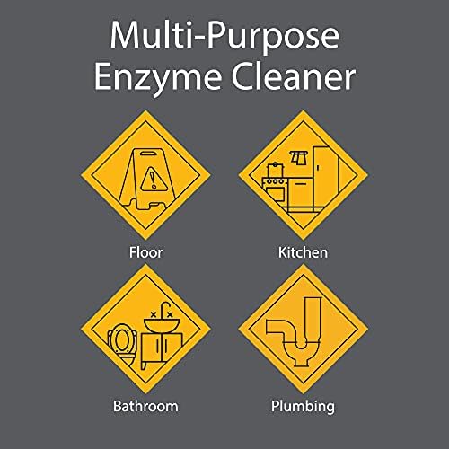 Zeiff Pro-Grade Multi-Purpose Enzyme Cleaner - 32 Ounces - Fragrance Free