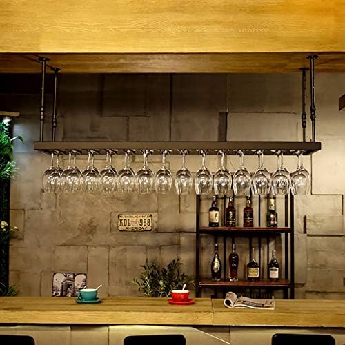 ZJDYDY Adjustable Height Iron Wine Glass Frame