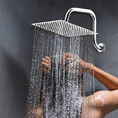 Aiscsc 10 Inch Rain Shower Head with 304 Stainless Steel