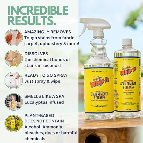Whip-It All Natural Enzyme Cleaner Kit - 32oz Spray Concentrate