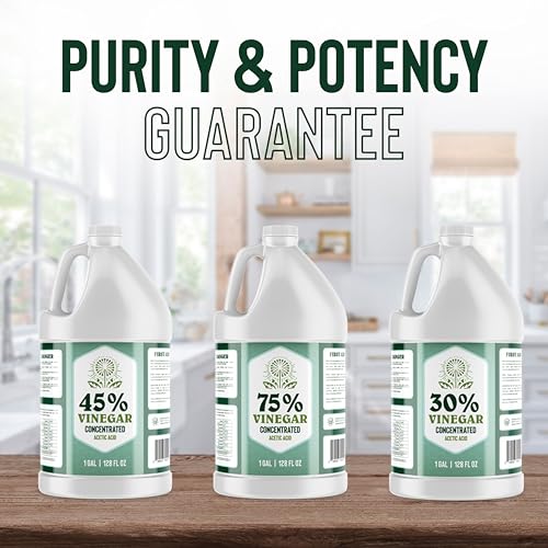 75 Concentrated Vinegar 1 Gallon All Natural Cleaner