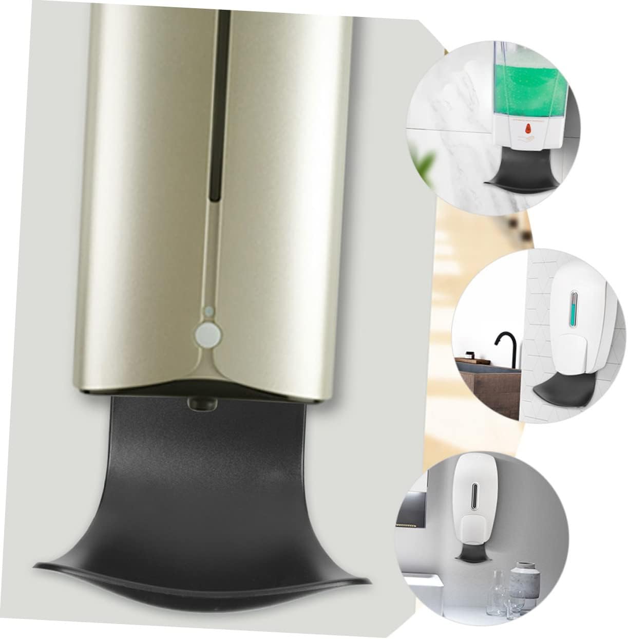 UTHCLO 2pcs Wall Mount Drip Tray for Hand Soap Dispenser