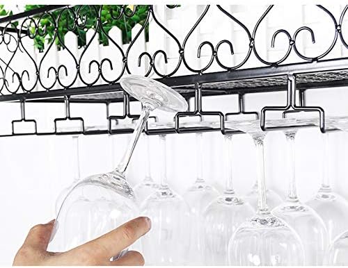 CGF- Wall Mounted Wine Rack with Glass Holders 1