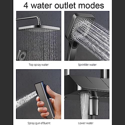 Smart Digital Shower System with Handheld and Rain Head