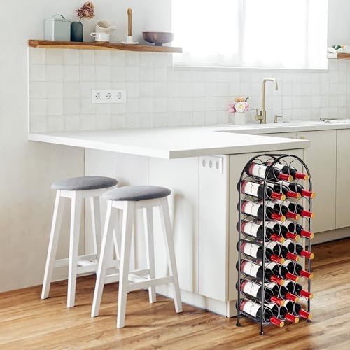 Sorbus Freestanding Wine Rack - 23 Bottle Storage
