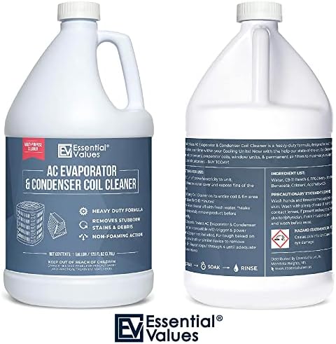 Essential Values Coil Cleaner for AC Unit Gallon