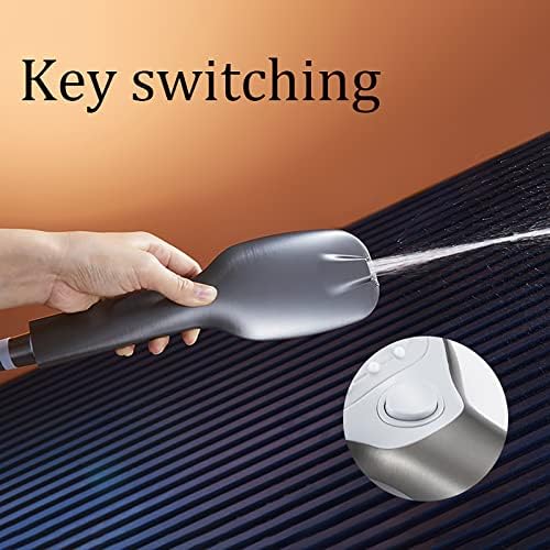 Chrome Wall Mounted Shower Faucet Set with Hidden Spout and Rain Shower Head