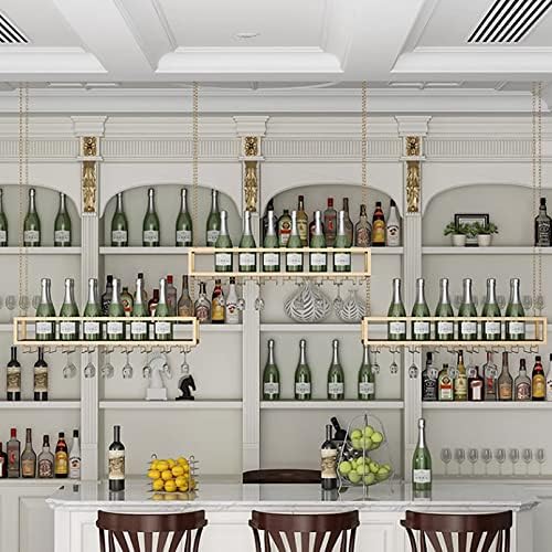 Wall-Mounted Wine Rack for Cabinet Ceiling Storage