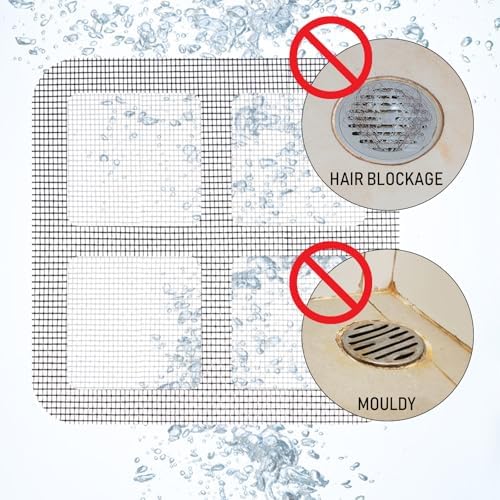4x4 Disposable Drain Cover Hair Catcher 50 PCS