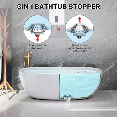 MGT Stainless Steel Tub Drain Stopper 304