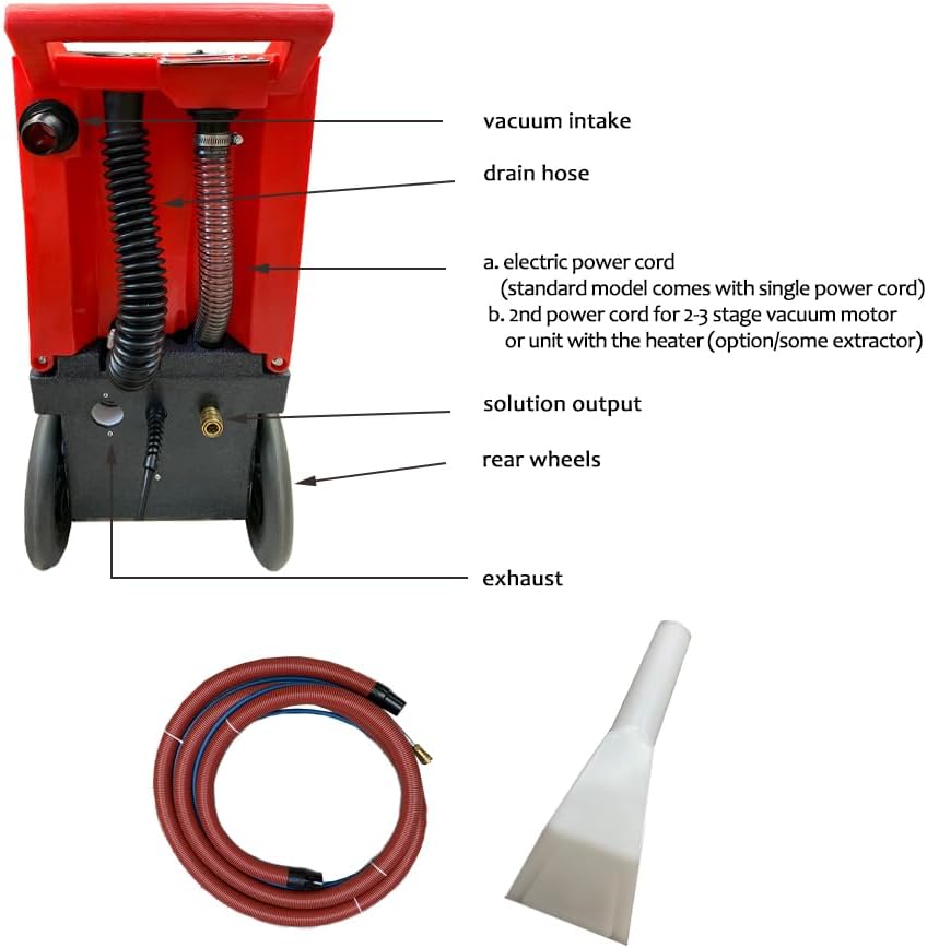 Z-Thunder Carpet Extractor With Heat 220PSI Portable