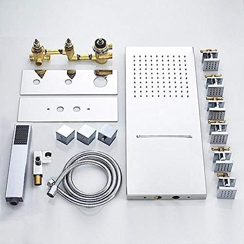 8 Inch Rain Shower Head System with Thermostatic Valve