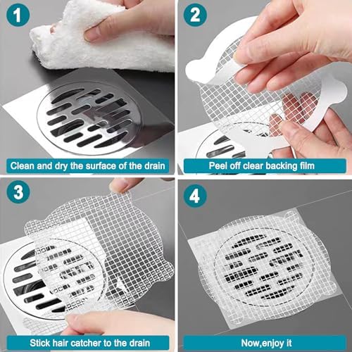 Xdudu 50Pack Disposable Shower Hair Catcher