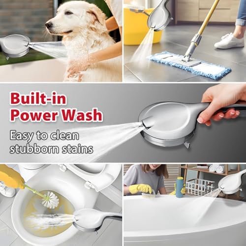 GRICH Dual High Pressure Shower Head with 10 Modes and Handheld Spray Combo