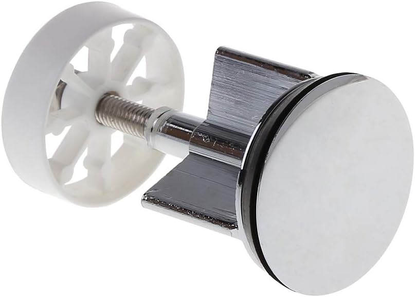 Caralin Basin Pop-up Drain Plug Silver Copper Zinc Alloy