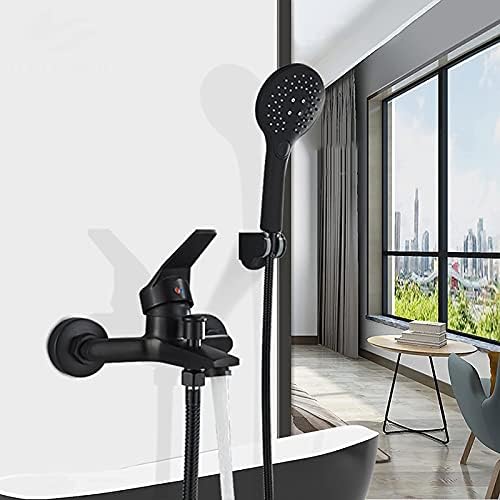 LASEVE Single Handle Tub Faucet with ABS Shower Head