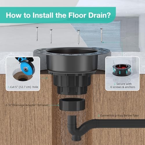 ABS Island Tub Drain Rough-in Kit 810 Inch
