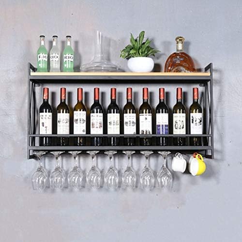 Wall Mounted Wine Bottle Display Rack for Home Decor