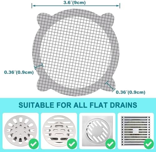 Xdudu 50Pack Disposable Shower Hair Catcher