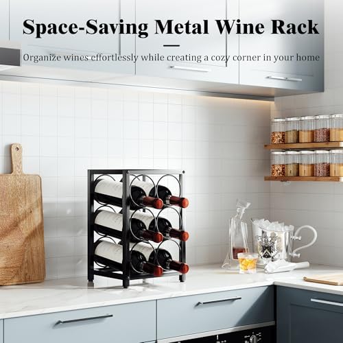 Hjarta 6-Bottle Space-Saving Wine Rack