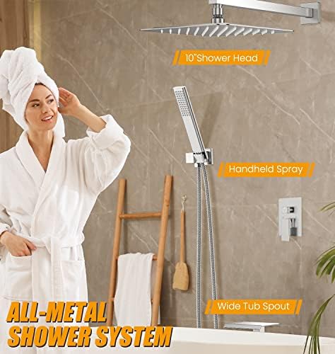 EMBATHER Tub Shower Trim System with Rainhead