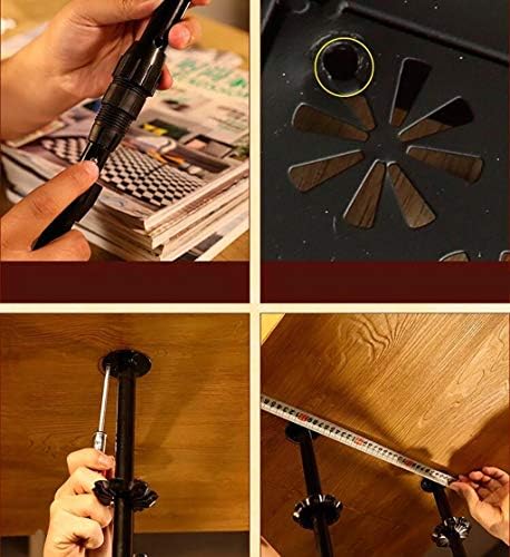 XONJEMU Wall-Mounted Wine Rack with Upside Down Holder