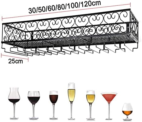 ALDEPO Wall-Mounted Wine Rack Black Industrial Style