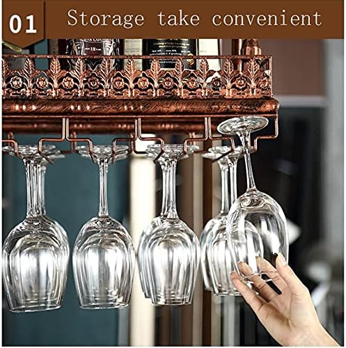 Ceiling Metal Wine Racks Adjustable Height Wall Mounted Holder