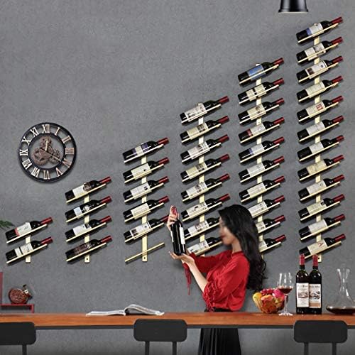 Wall Mounted Wine Rack 6 Bottles Bronze