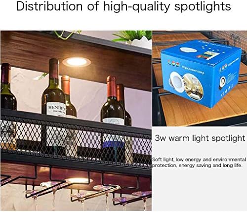 Pimex Wall-Mounted Wine Rack with Double Layer and Partitions