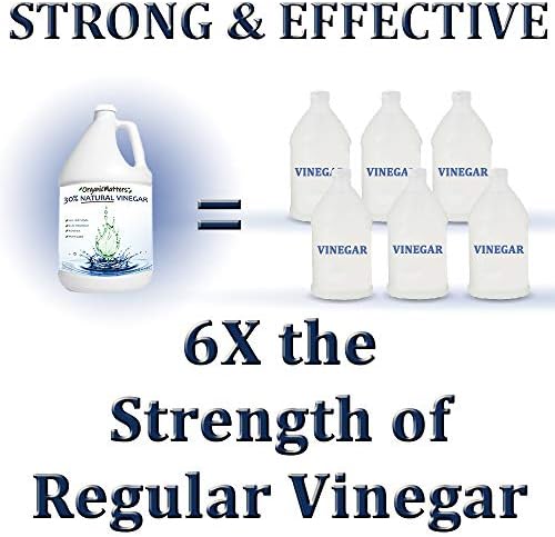 OrganicMatters Vinegar 30 Industrial Cleaner 128 oz