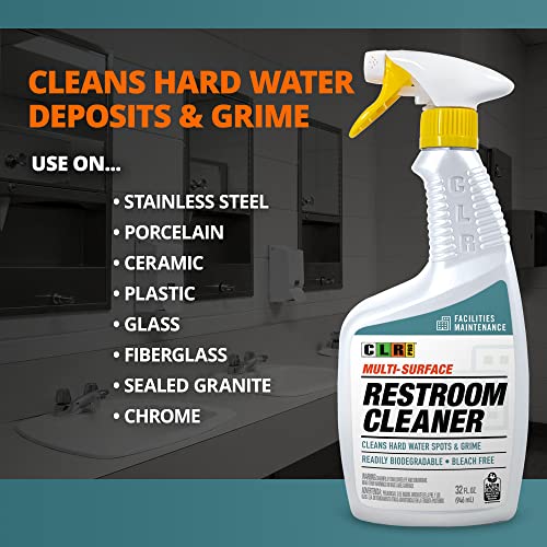 CLR PRO Industrial Multi-Purpose Restroom Cleaner 32 oz Pack of 2