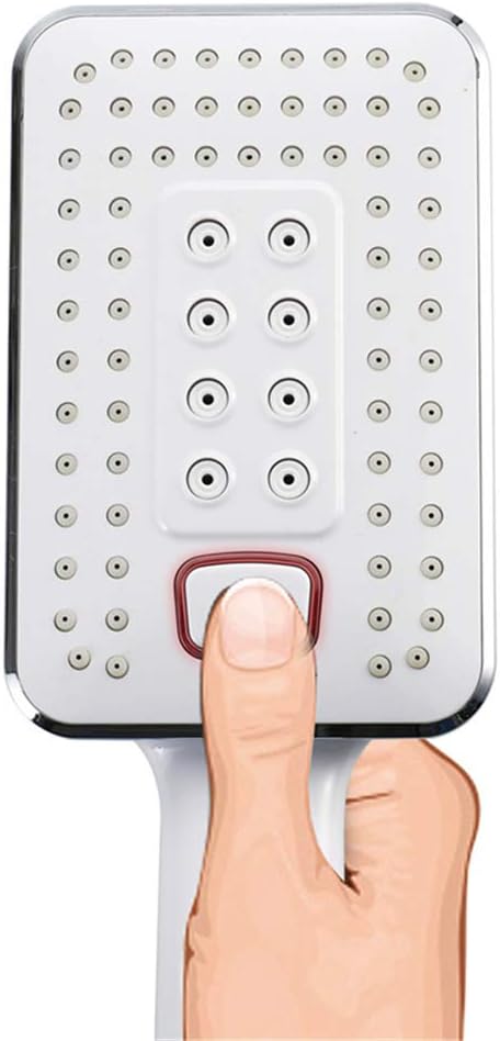 White Gold Triple Function Wall Mount Shower Set