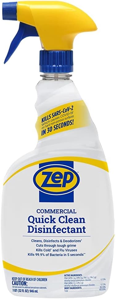 Zep Home Pro Quick Clean Disinfectant 32 Fl Oz 1