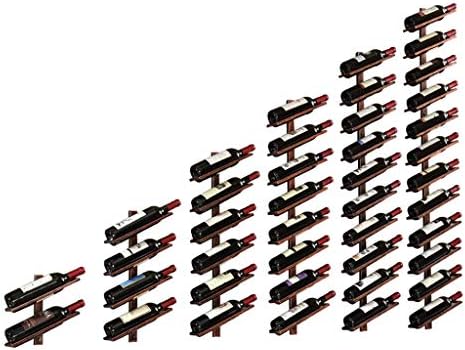 Wall Mounted Wine Rack 6 Bottles Bronze