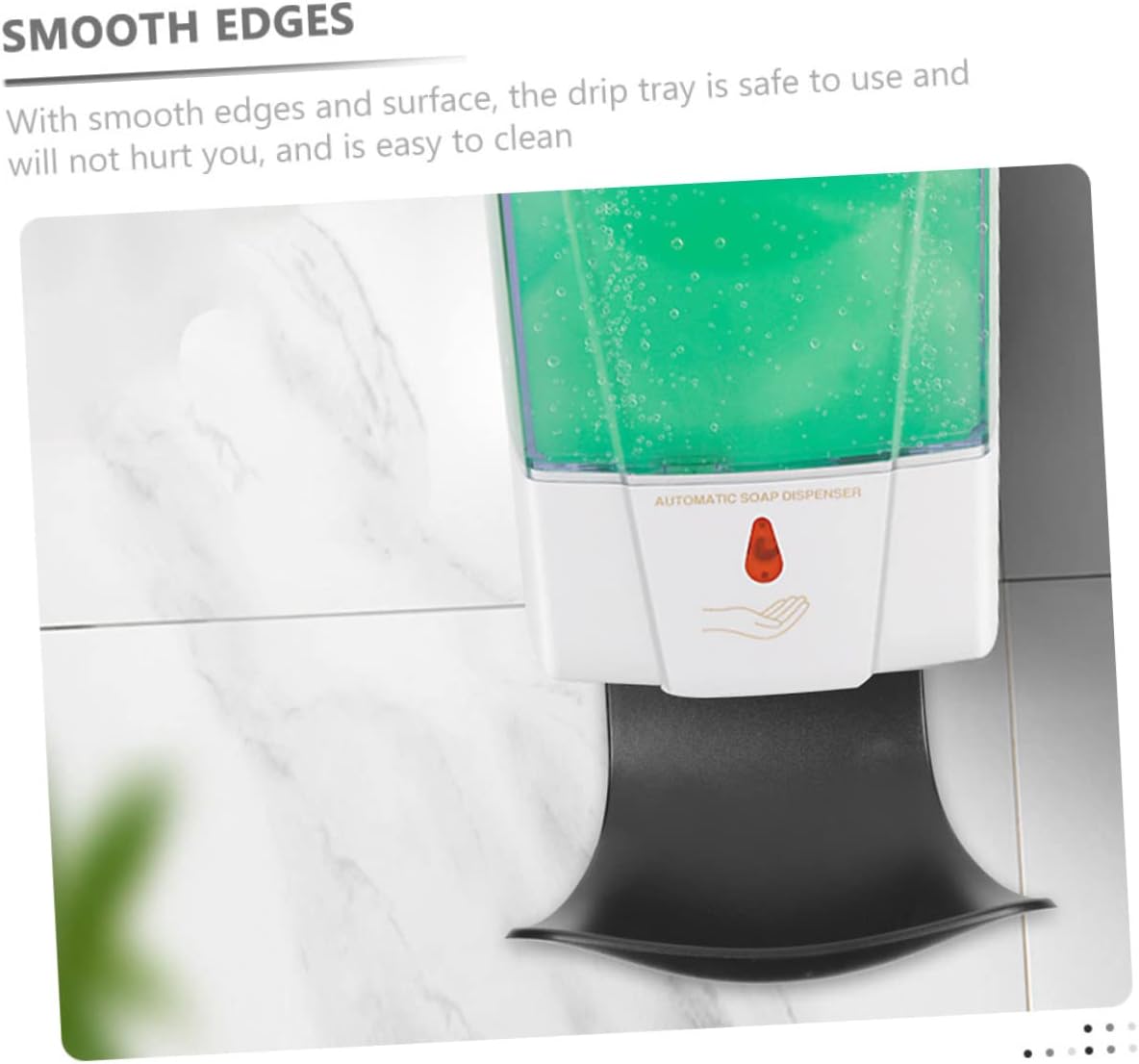 UTHCLO 2pcs Wall Mount Drip Tray for Hand Soap Dispenser
