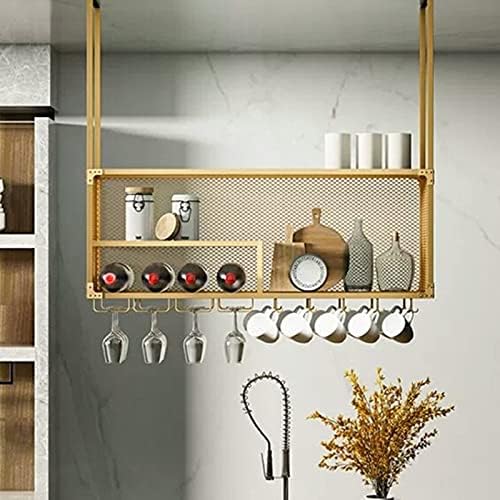 ZJDYDY Floating Wine Rack Wall-Mounted Ceiling Holder